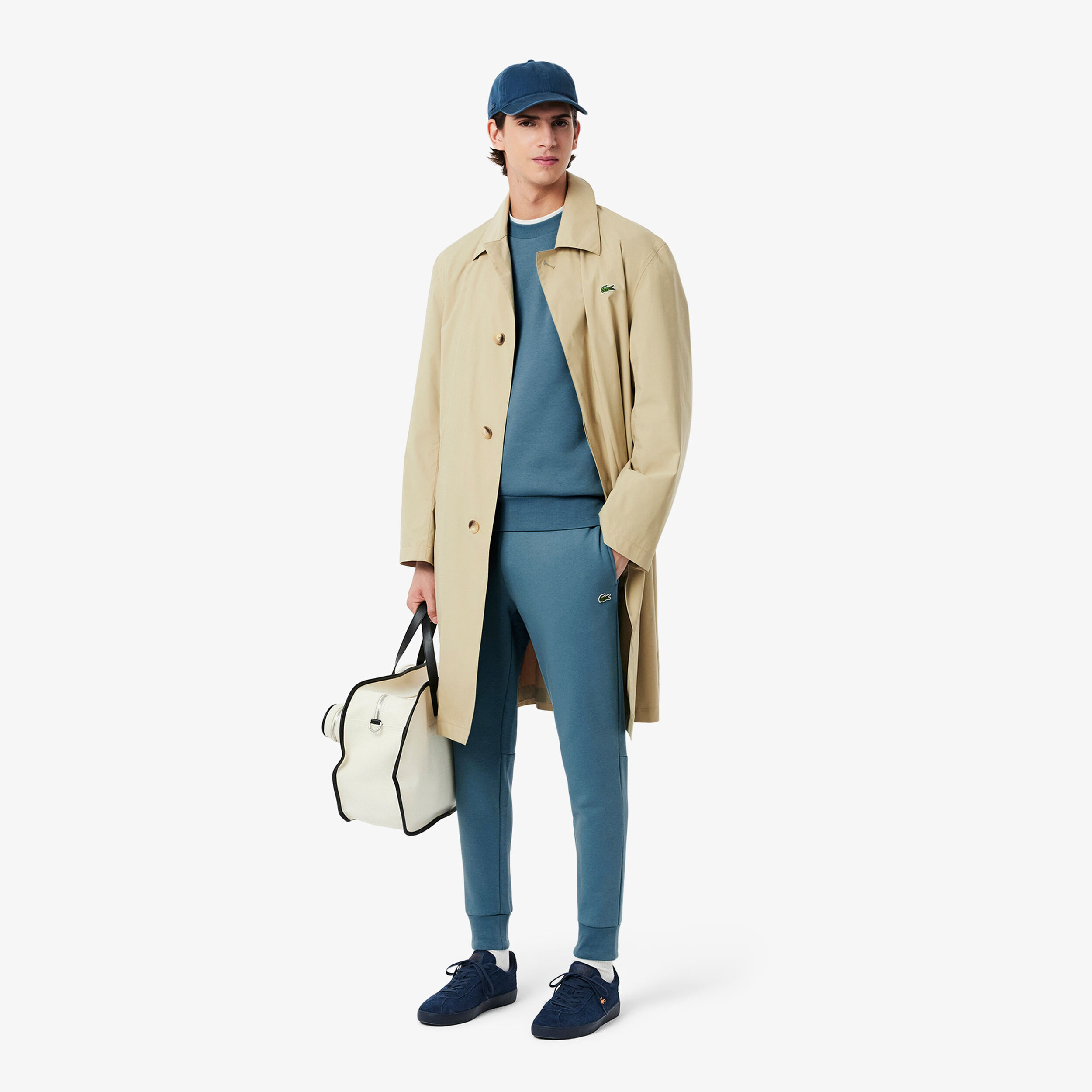 Lacoste Tracksuit Pantalon Survêtement Hommes - Bleu Gris