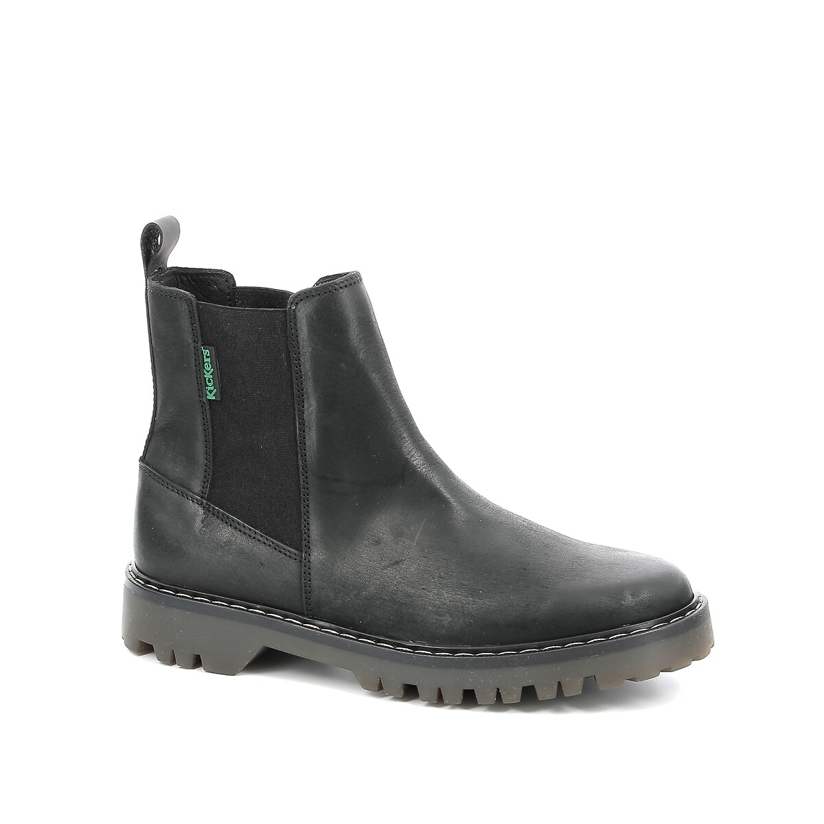 KICKERS<br>Botas Chelsea de couro Deckfit