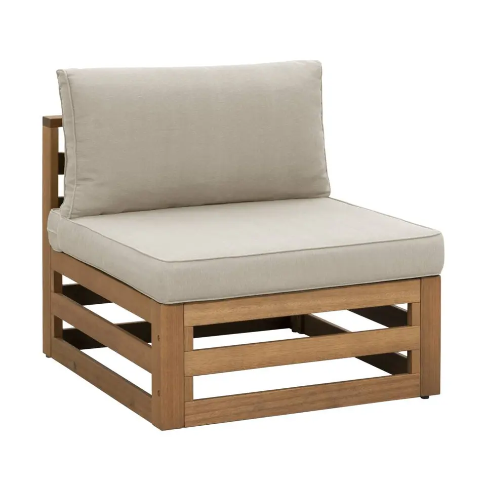 Loungebank element Clermont - midden - 63x78x72 cm