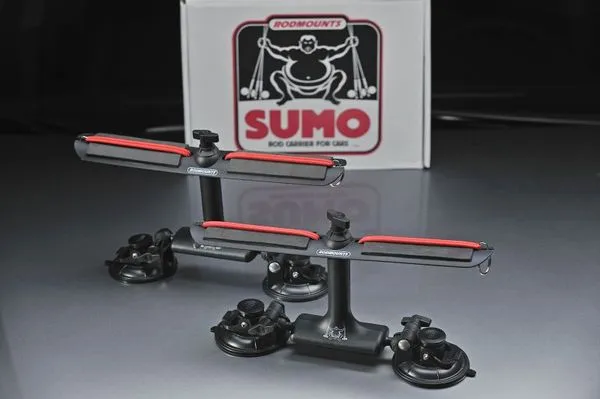 Rodmounts Sumo Suction Mount Rod Carrier Råsterk Stangholder Til Bil