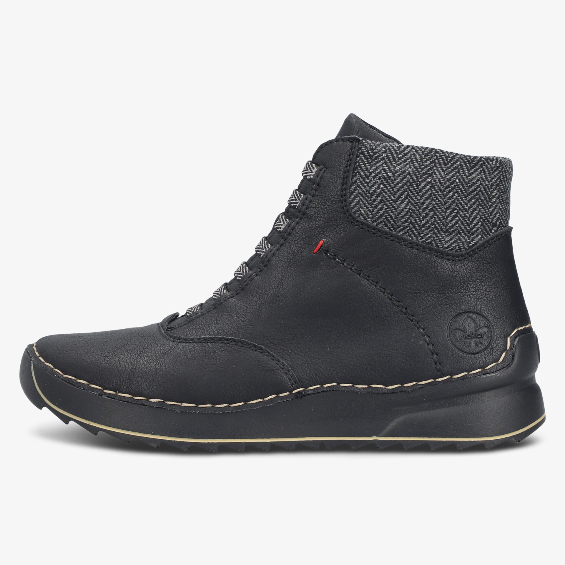rieker Damen Stiefeletten schwarz