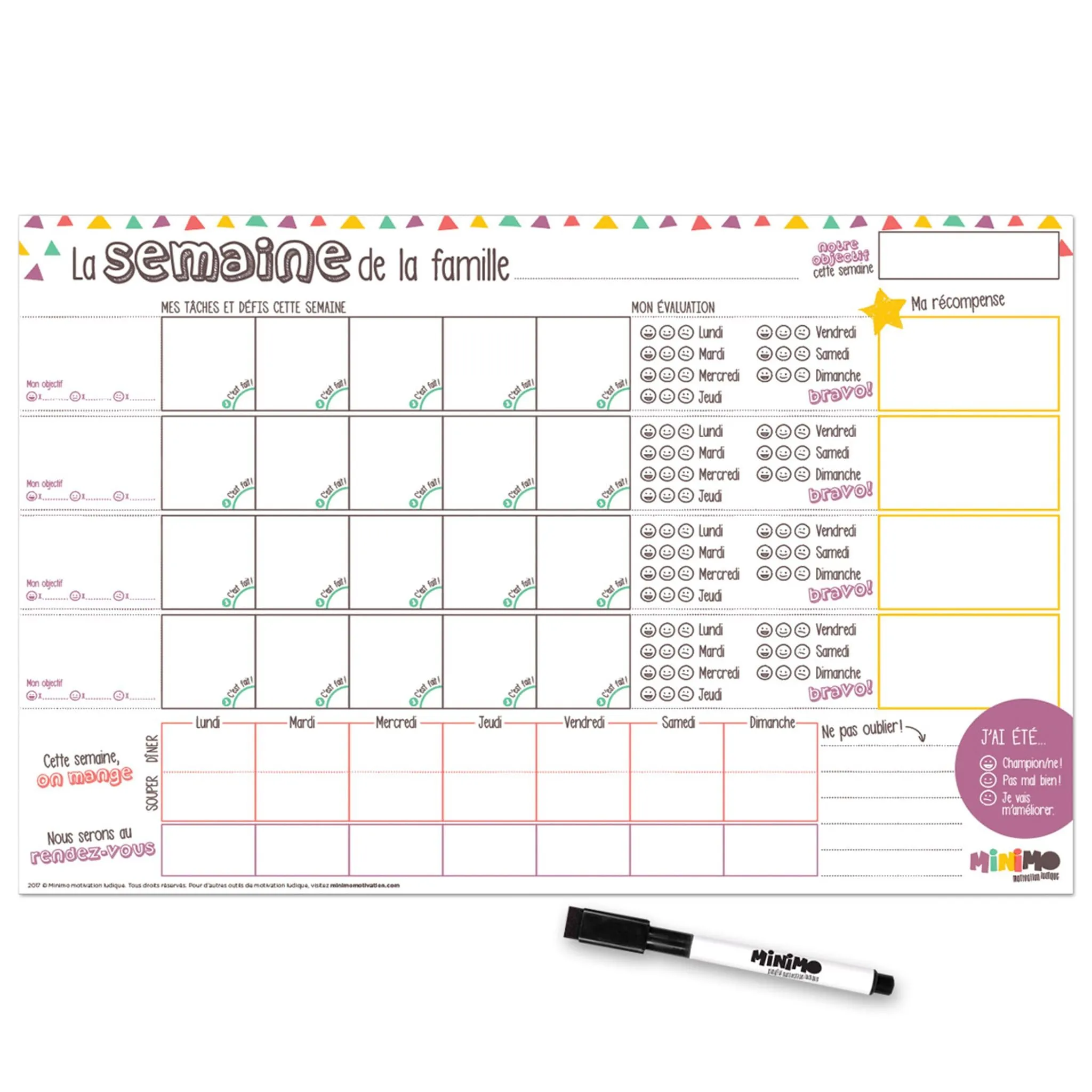 Minimo Calendrier - Organisateur Familial