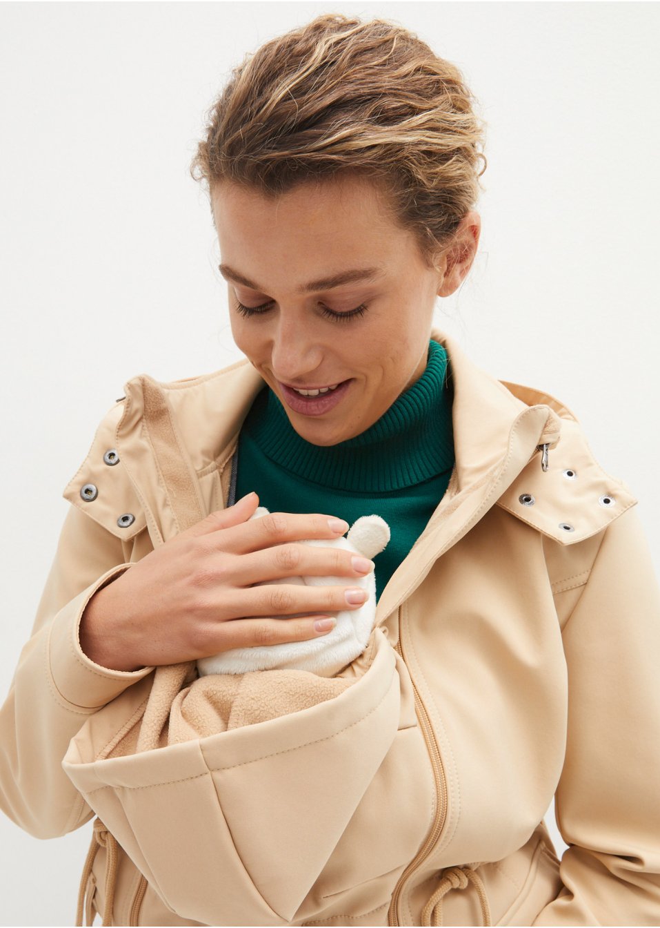 Parka de grossesse/portage softshell