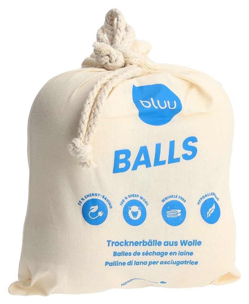 BLUU Balls Trocknerbälle<br>4 Stück, Beutel