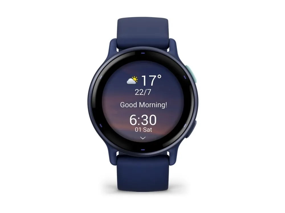 Garmin vívoactive 5 - Marine - smart ur med bånd - silikone - håndledsstørrelse: 125-190 mm - display 1.2
