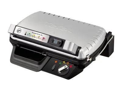 Tefal SuperGrill GC461B34 - Grill - elektrisk - 800 cm2 - sort/ sølv