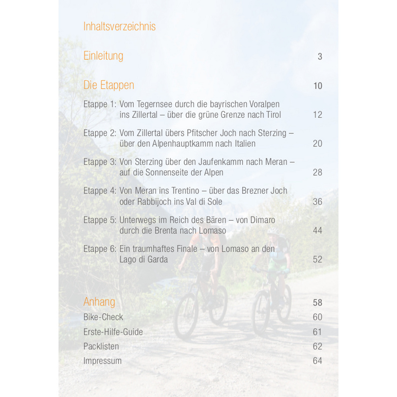 ULPbike Verlag Tegernsee - Gardasee Alpencross mit Mountainbike