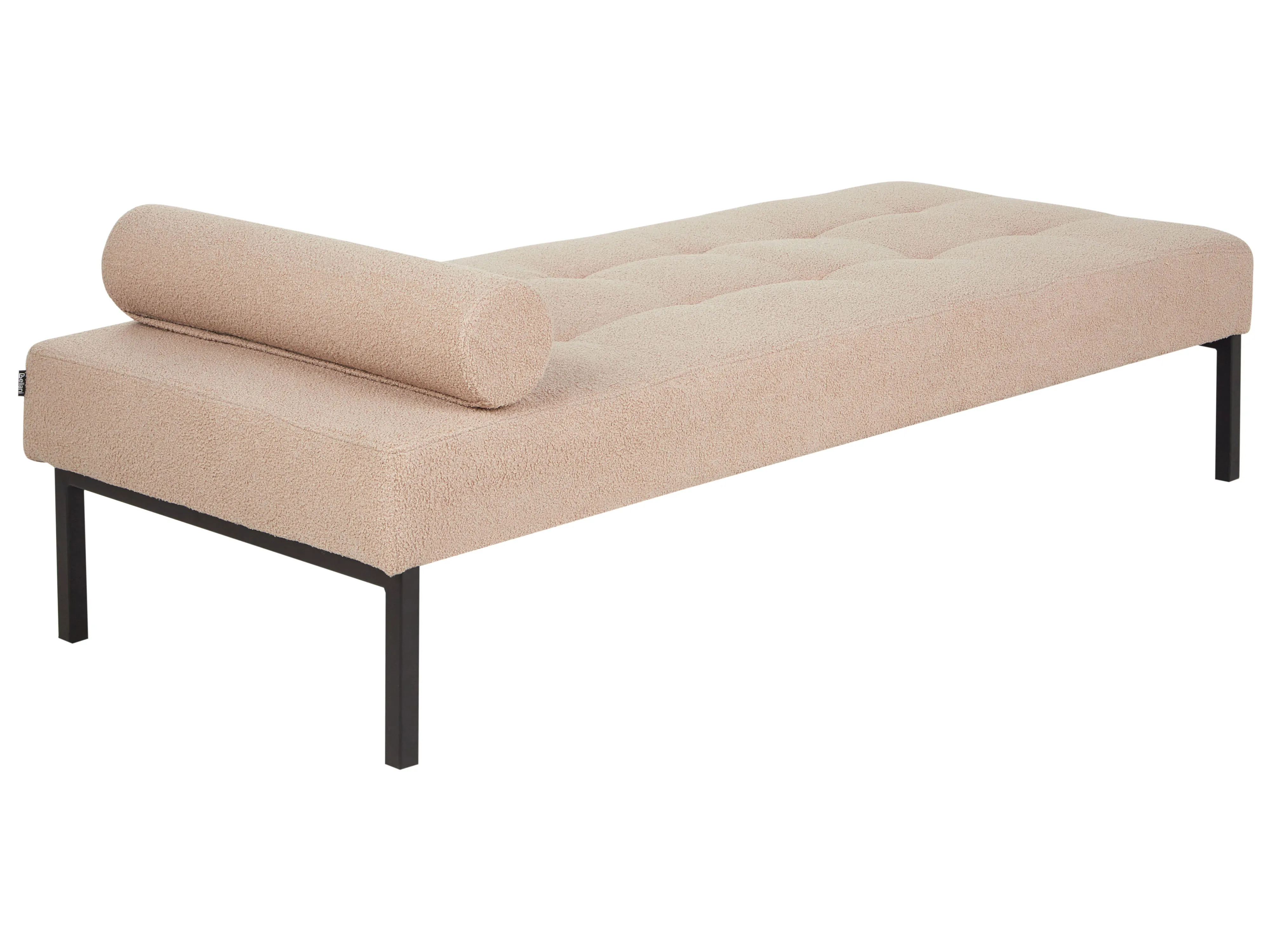 Chaise longue CHINON Bouclé Beige
