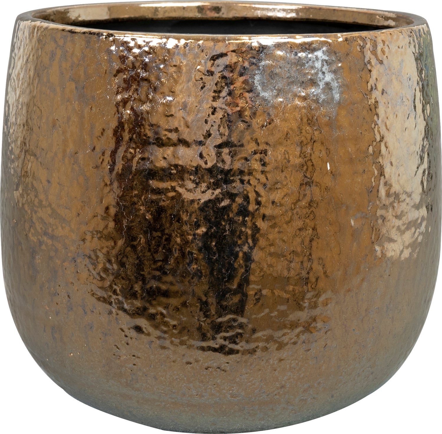 TS bloempot Yvette goud D 24 H 21 cm