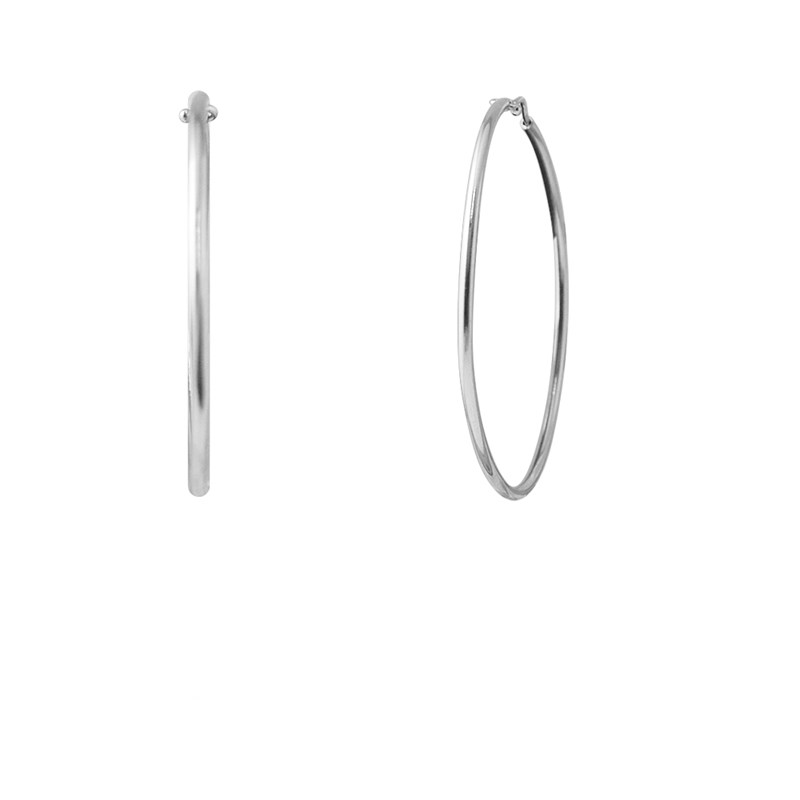 Boucles d'Oreilles créoles - Argent 925