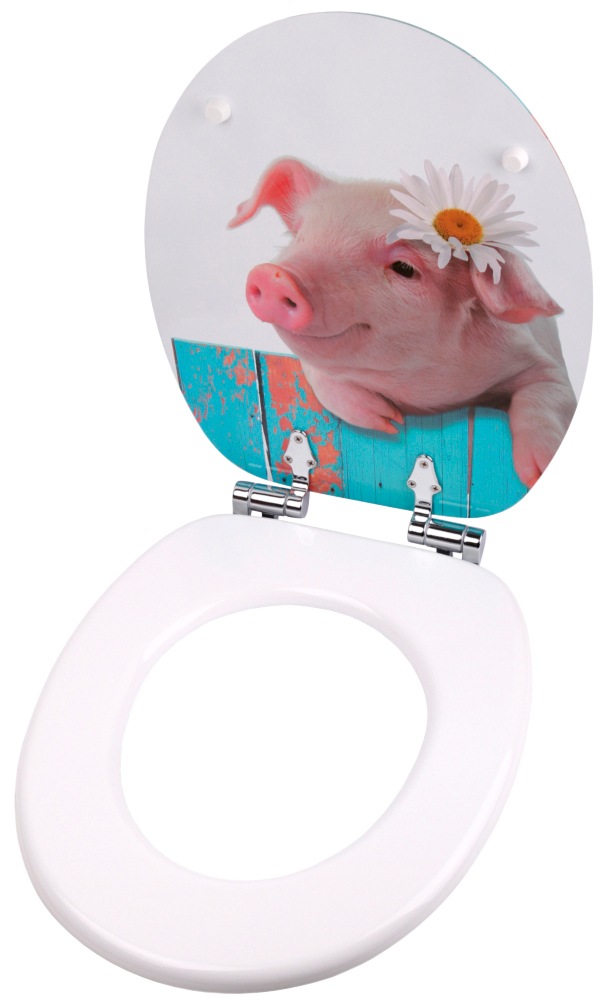Sanilo WC-Sitz »Schwein« mit Absenkautomatik