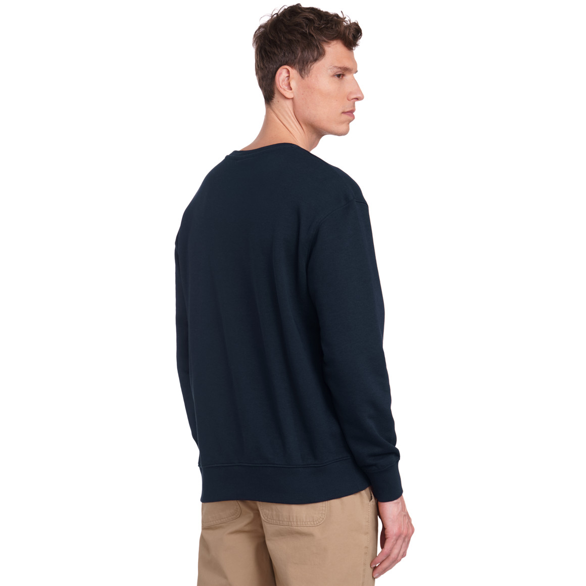 Jonas Nielsen Herren Sweatshirt mit großem Print dunkelblau