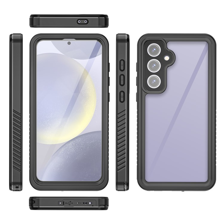Samsung Galaxy S24 FE Wasserfeste Outdoor Schutz Hülle (IP68) - Schwarz