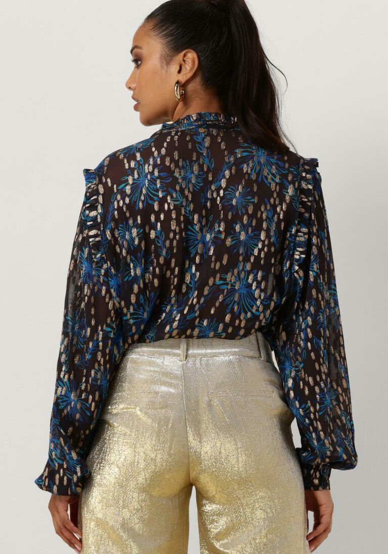 CIRCLE OF TRUST donkerblauwe circle of trust blouse mallory blouse