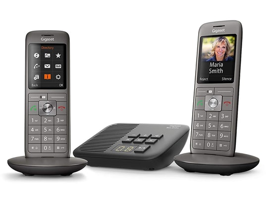 SIEMENS GIGASET - Téléphone sans fil CL660A Duo gris