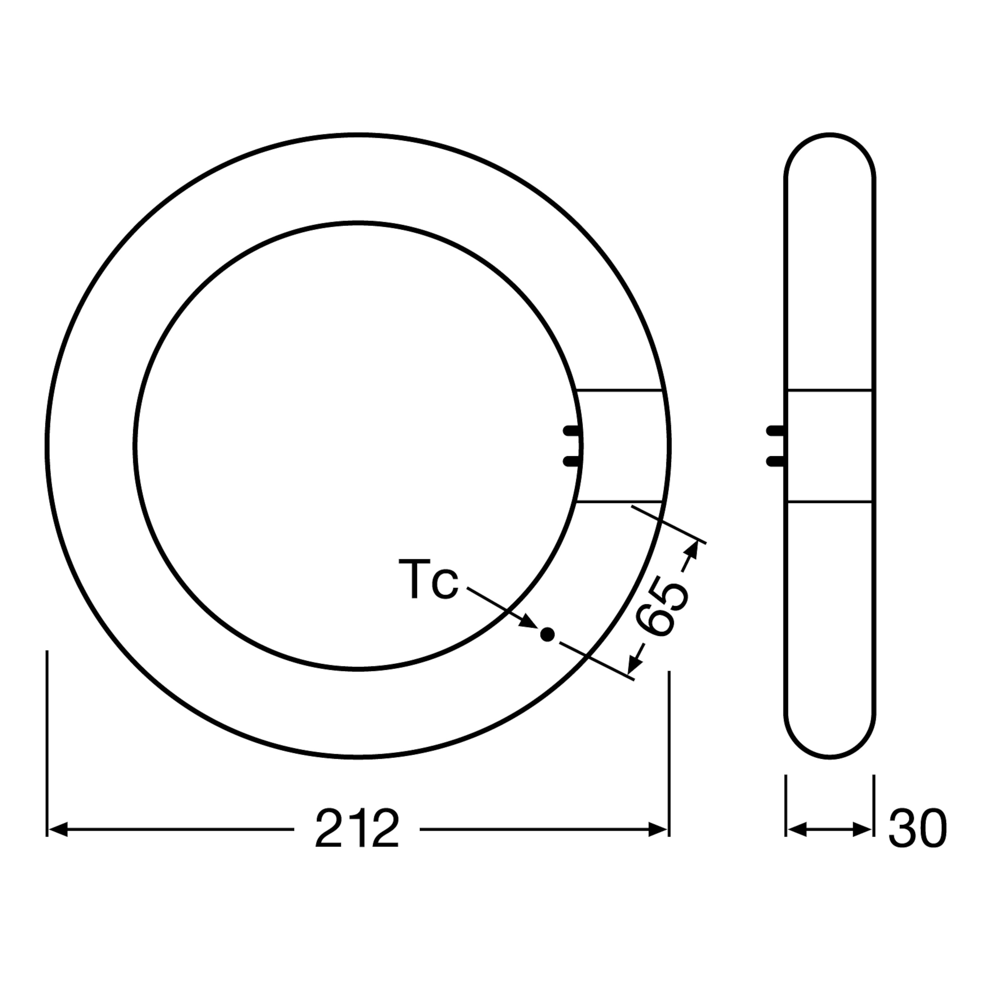 Osram LED-sirkulært lysrør (G10Q) 1320 lm