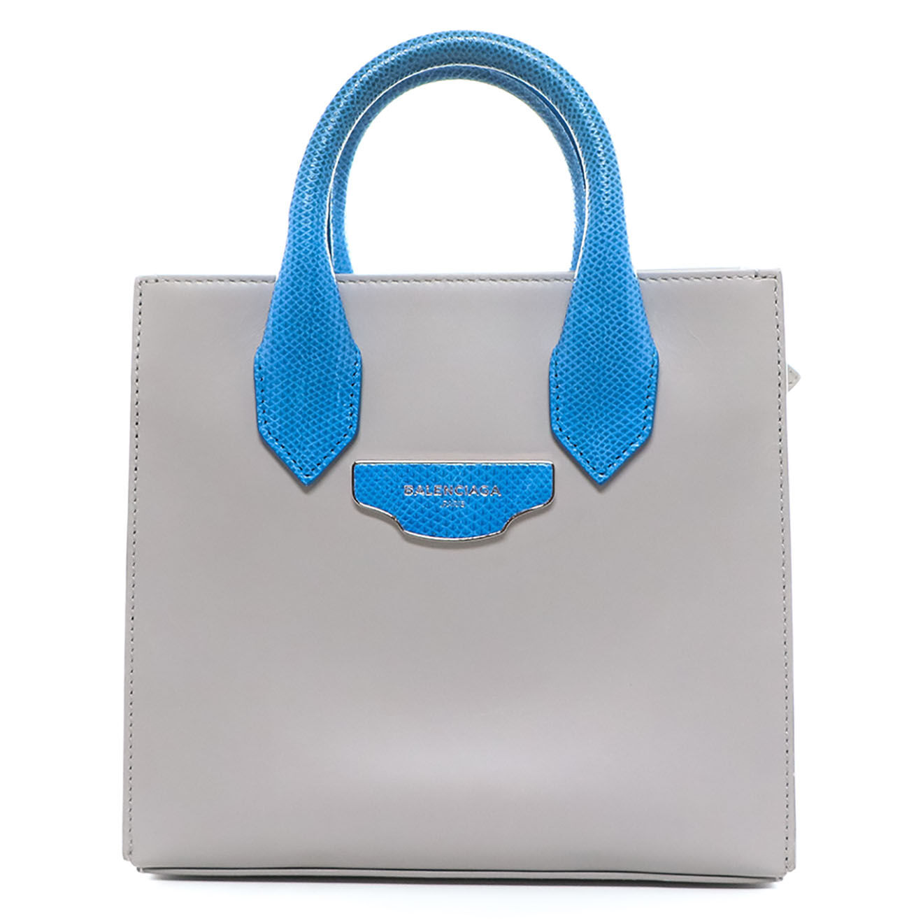 Balenciaga Sac bandoulière All afternoon en Cuir gris - Très bon état - L.21 cm