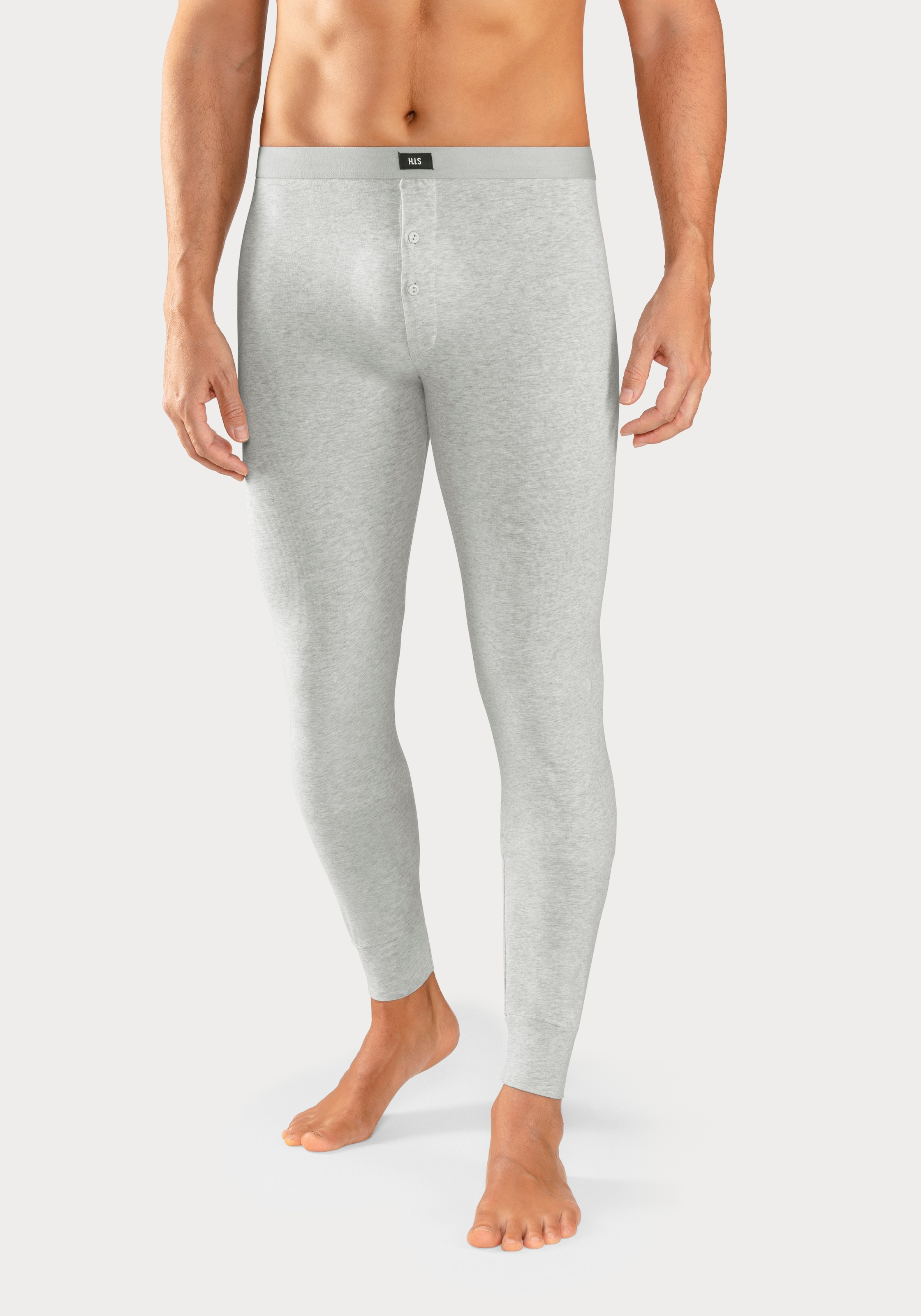 H.I.S Lange Unterhose, 2 Stk. mit Bündchen am Bein