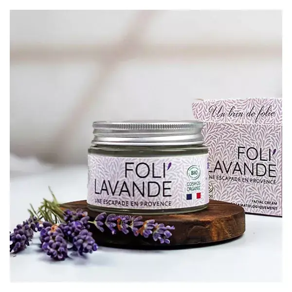 Propos'Nature - Creme Facial Orgânico de Lavanda - 99% Natural - 50ml