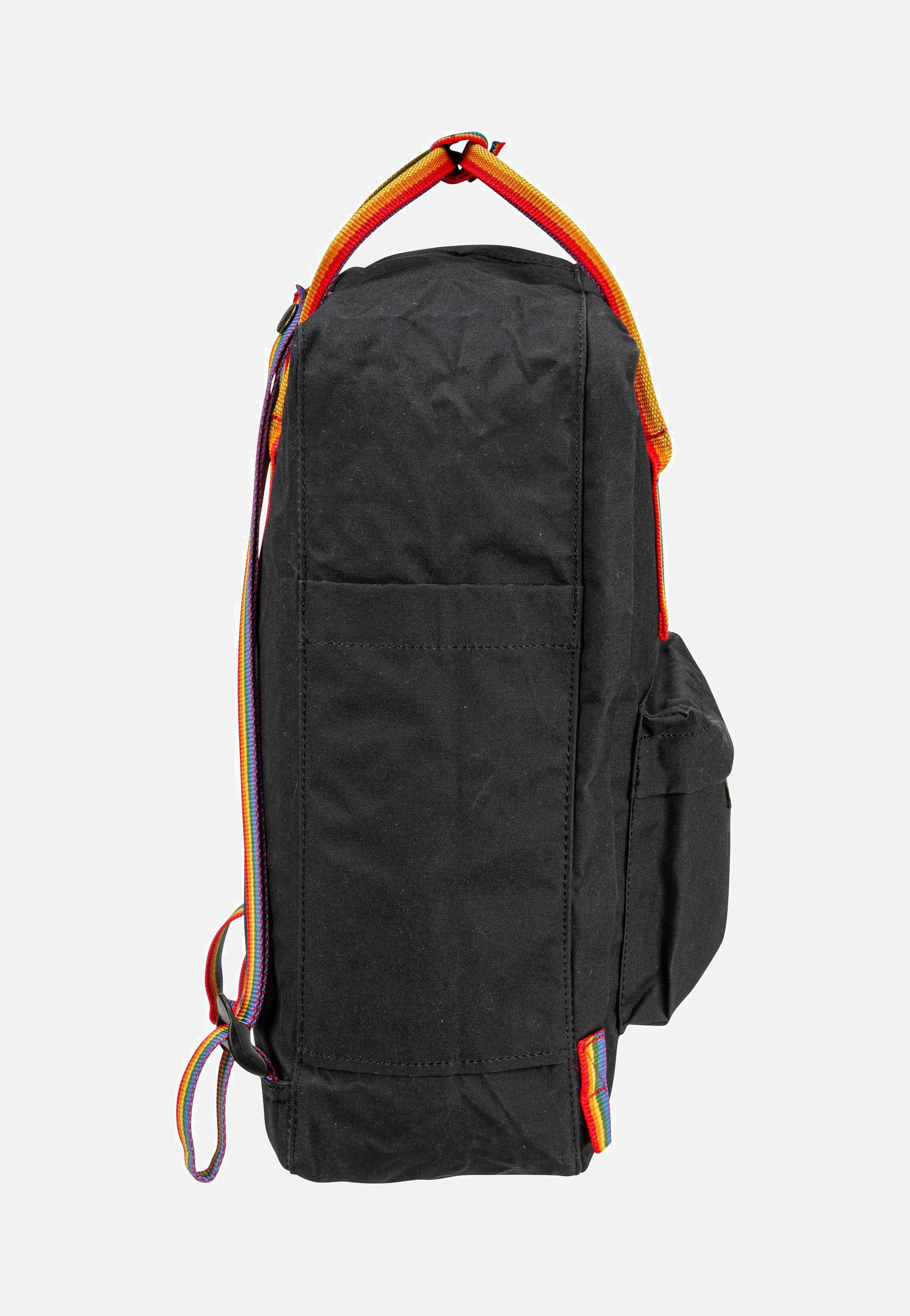 Kanken Rainbow Black/Rainbow Pattern - Rucksack