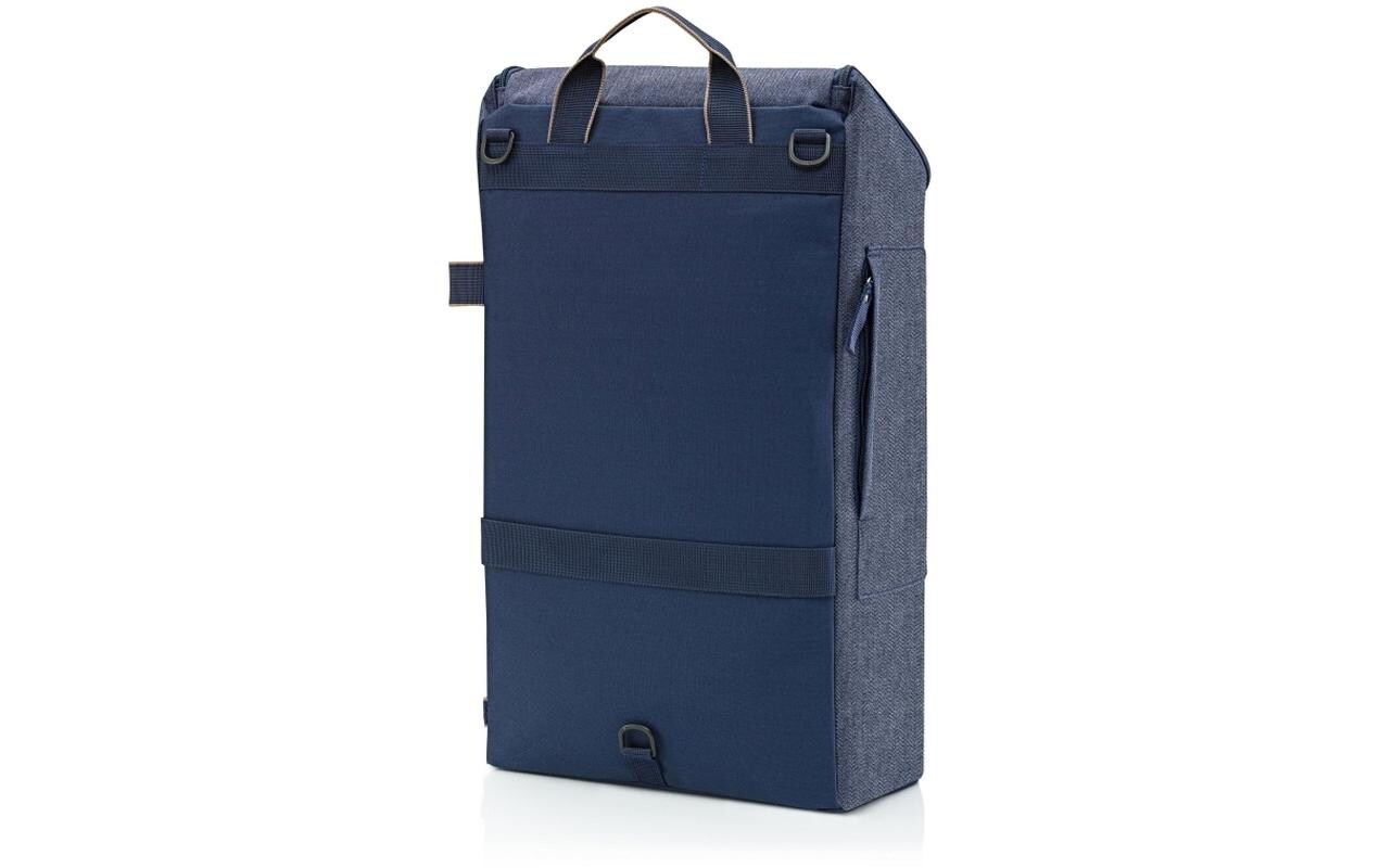 Tasche Citycruiser Bag Herringbone Dark BlueEinkaufstasche aus recyceltem Material