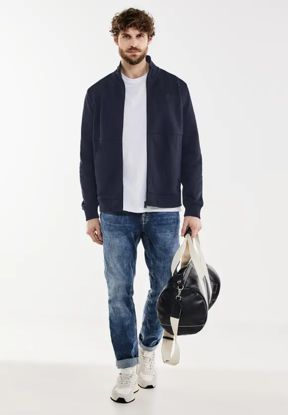 Troyer Sweatjacke - eclipse blue