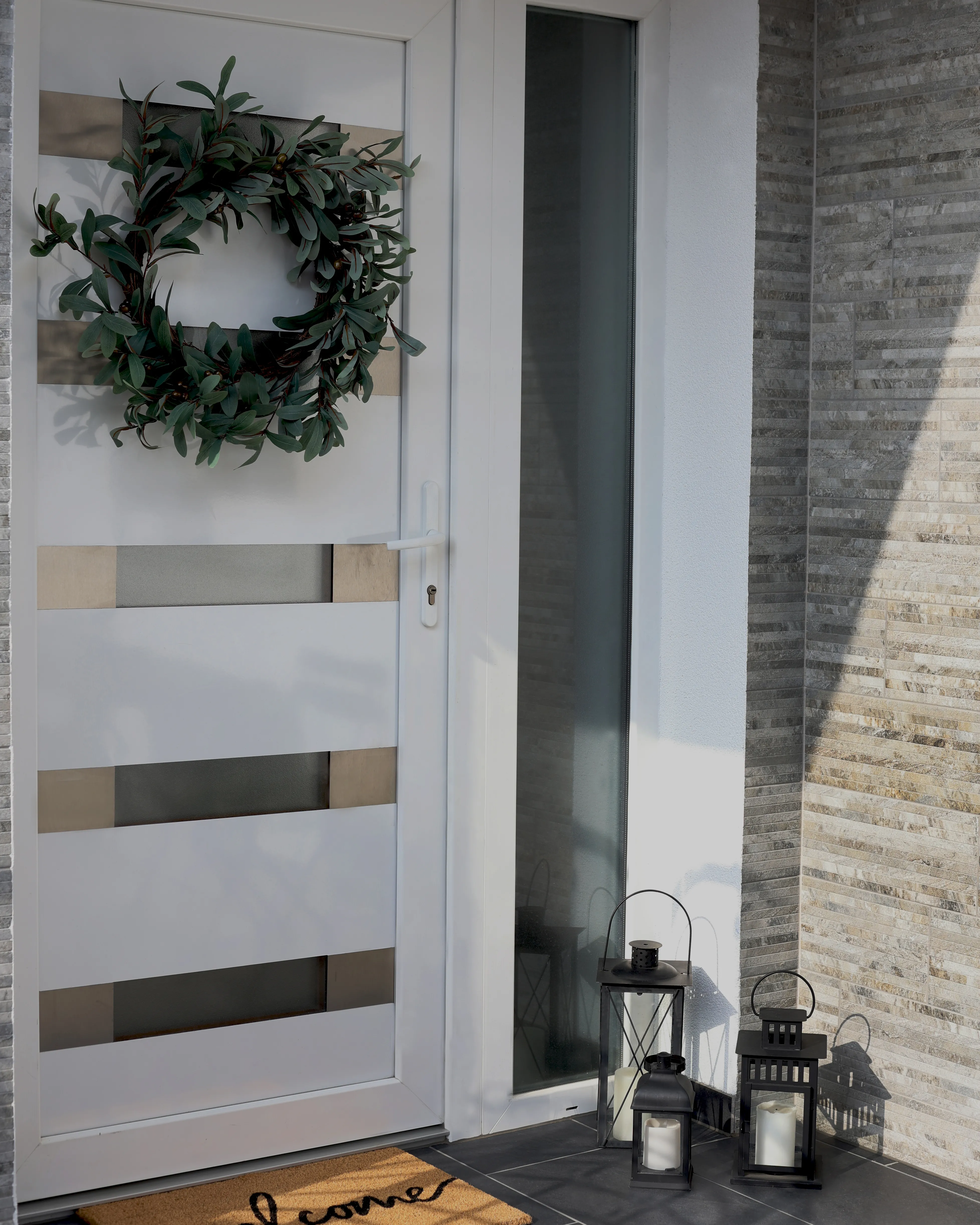 Decoratieve krans DANRUN 65 cm Groen