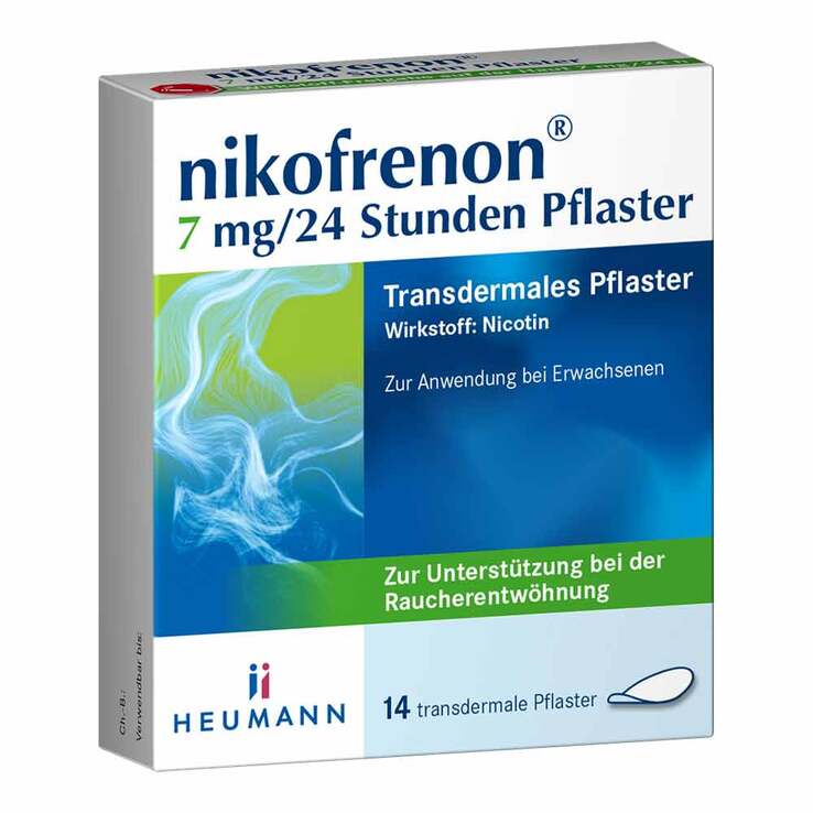 nikofrenon 7 mg/24 Stunden Pflaster, 14 St