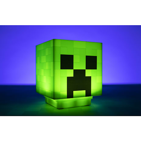 Minecraft Creeper lampe - grøn