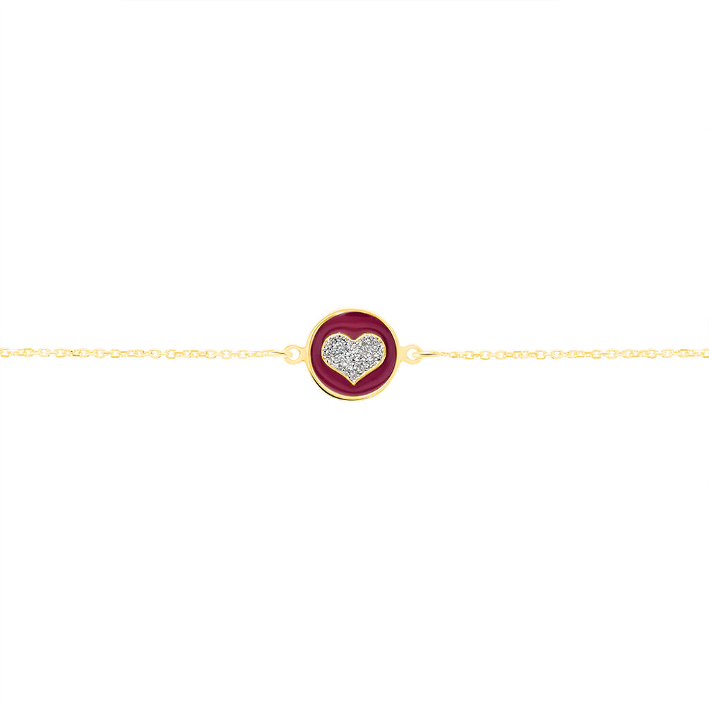 Bracelet Chlea Coeur Or Jaune
