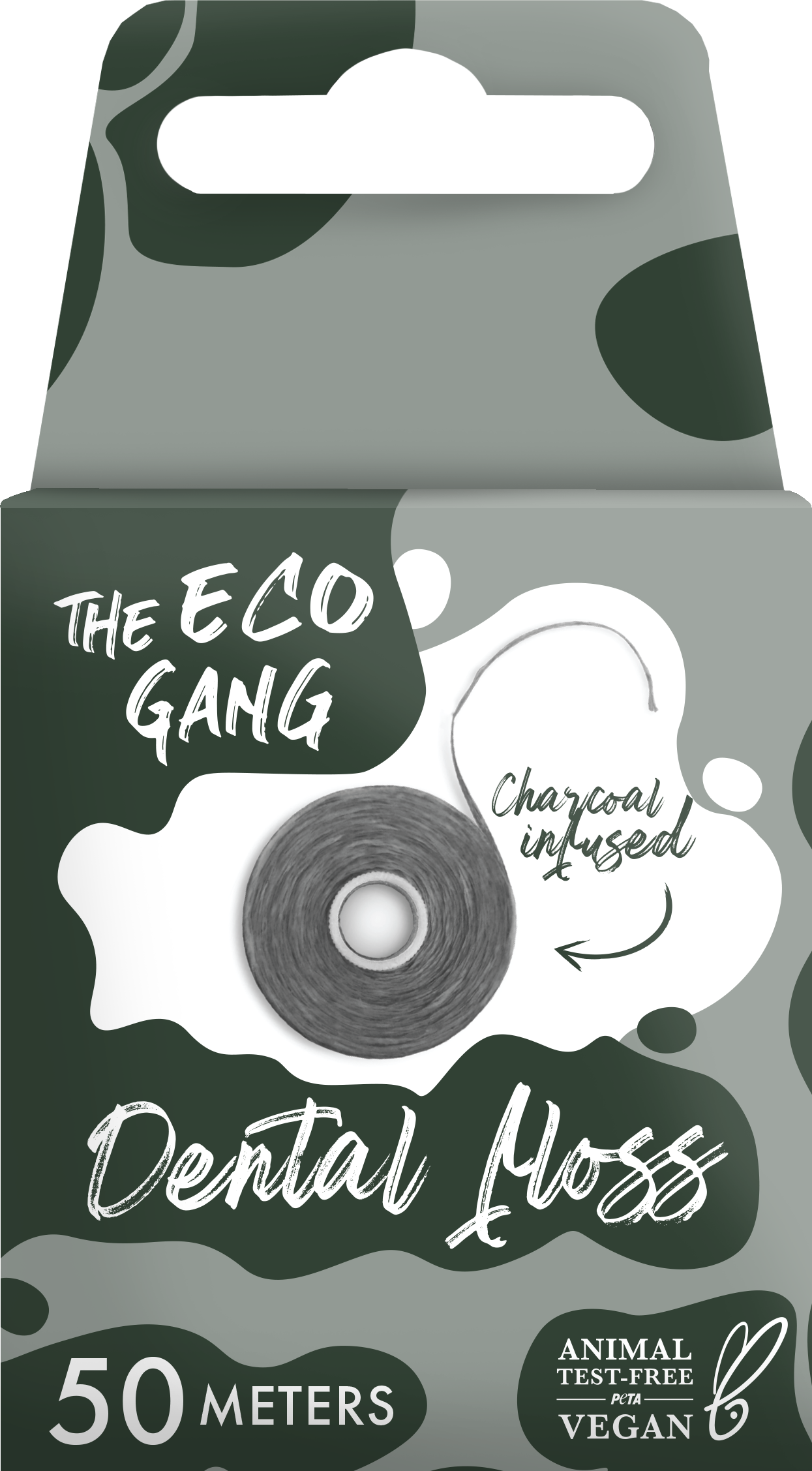 The Eco Gang  Dental Floss, Charcoal