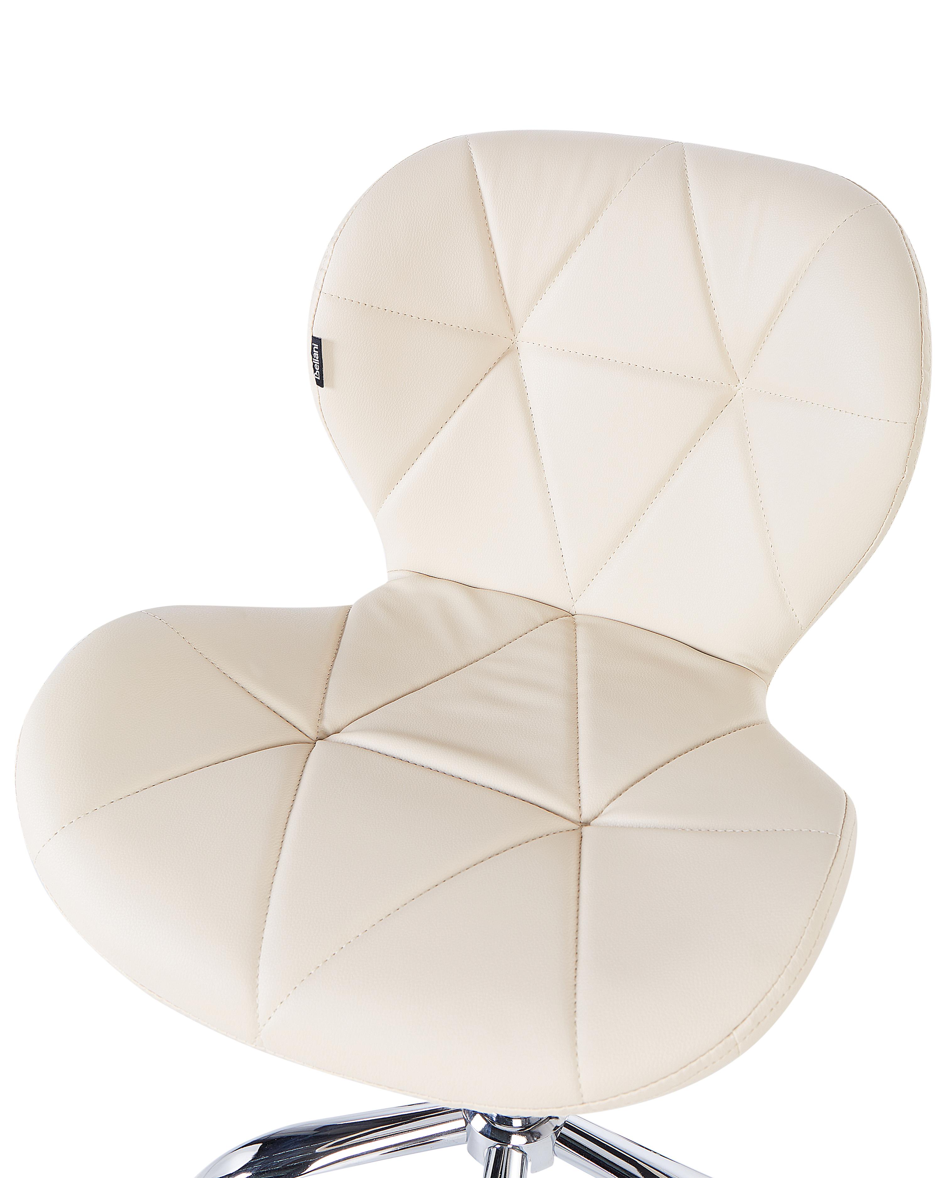 Bureaustoel VALETTA Kunstleer Beige