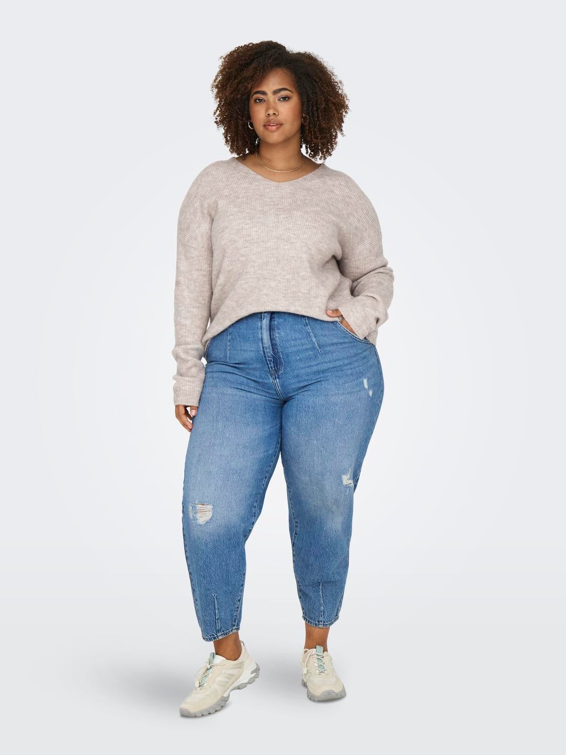CARCAMILLA Strickpullover Pumice Stone