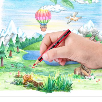 STAEDTLER Noris Color - 18 Crayons de couleur