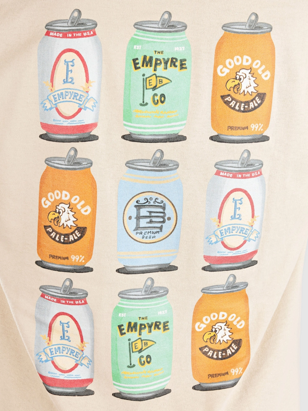 Empyre Can It T-Shirt sand