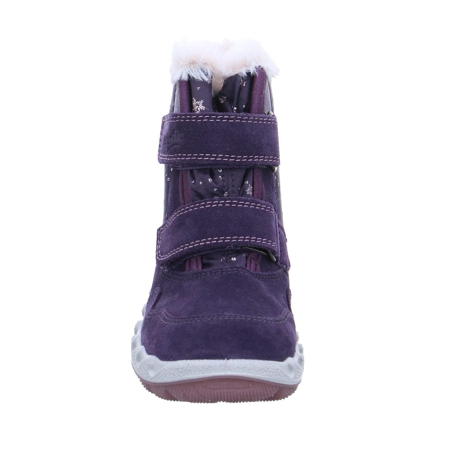 SUPERFIT Kleinkinder-Snowboot  Membran Violette Textil  Baby Mädchen Winterstiefel