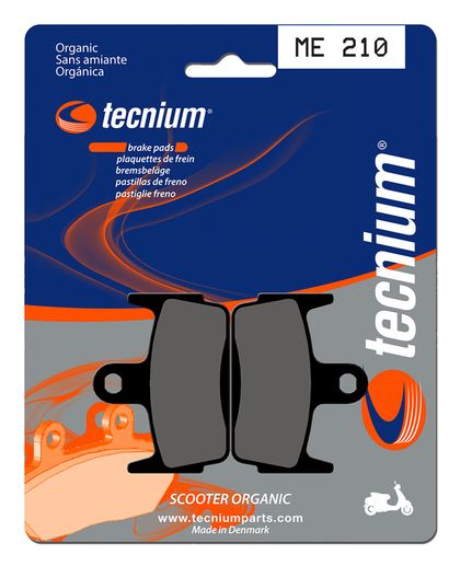 Plaquettes de freins Tecnium Scooter organique - ME210
