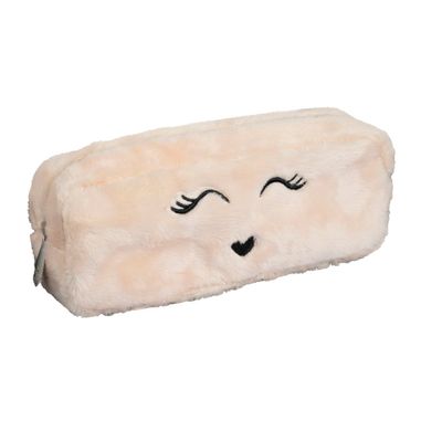 Trousse rectangulaire Fourrure - 1 compartiment - disponible dans différentes couleurs - Exacompta