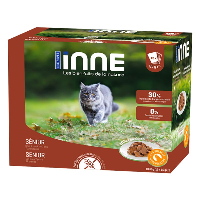 Nutrivet Inne Senior volaille pour chat