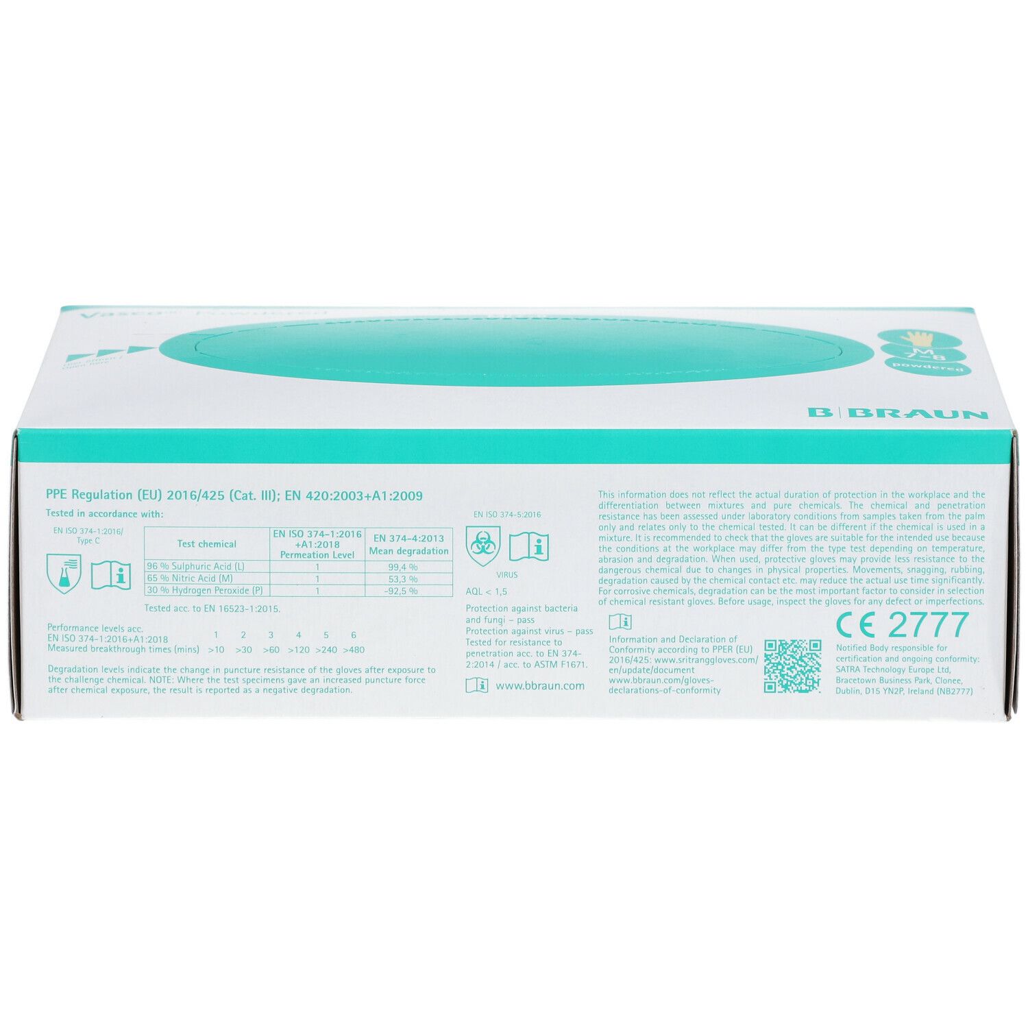 Vasco® gepudert, Größe 7-8, mittel