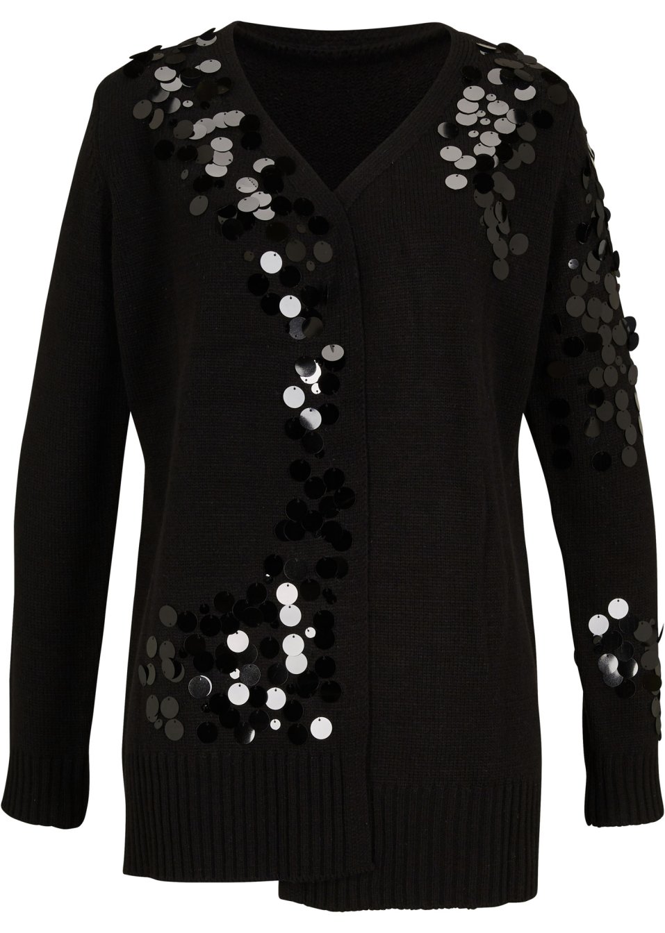 Gilet en maille à paillettes