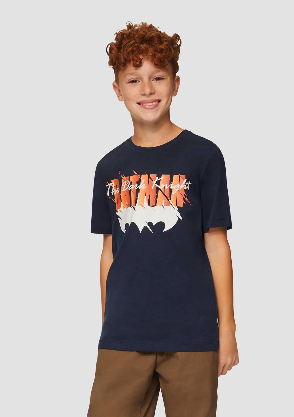 s.Oliver T-shirt met printopdruk donkerblauw