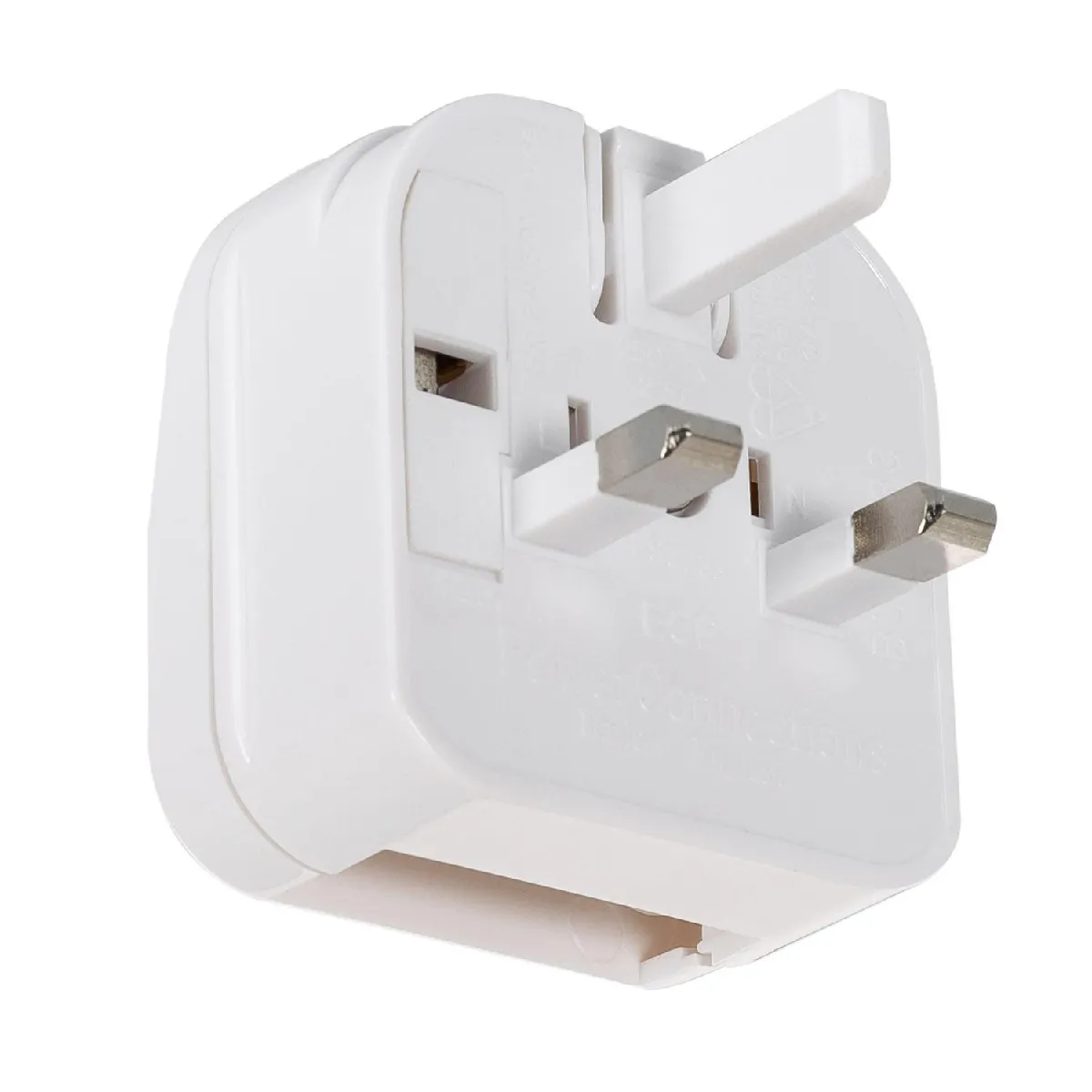 Ledkia Adaptateur Prise Type C à G - Blanc
