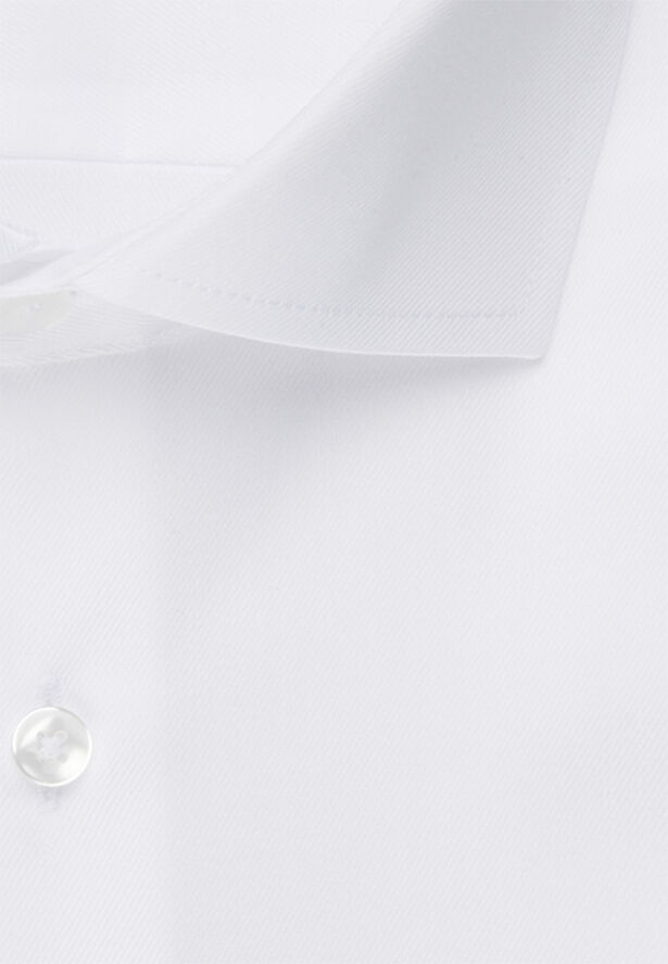 Seidensticker Business Shirt Regular fit Long sleeve Kent-Collar Uni White