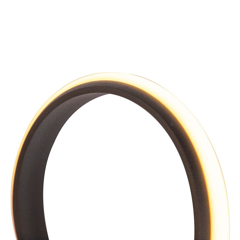 Design hanglamp zwart dimbaar incl. LED groot - Twisted