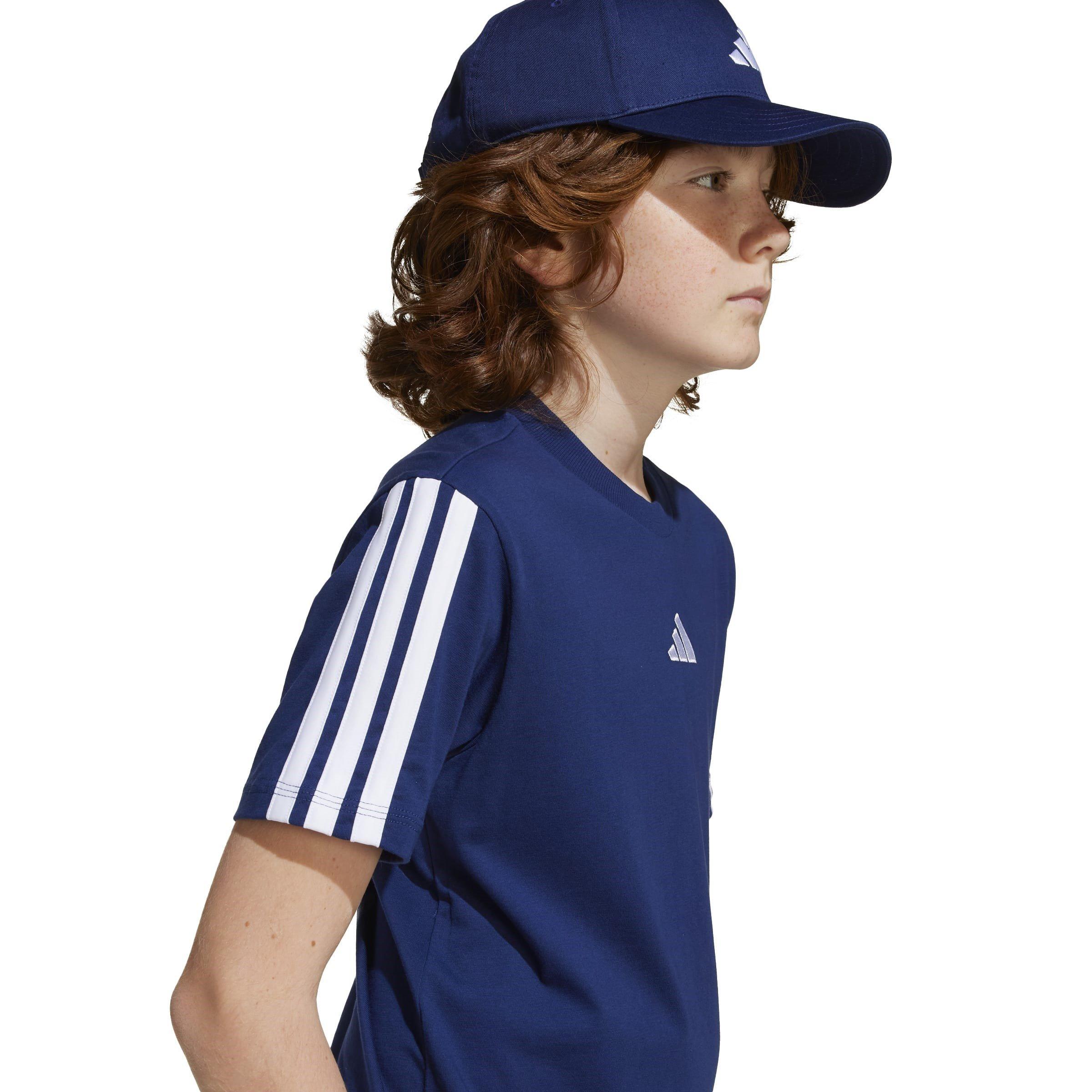 adidas 3 Stripe Essentials T-Shirt Junior