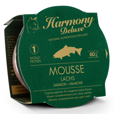 Harmony Cat Deluxe Mousse Nassfutter Lachs  24x60g