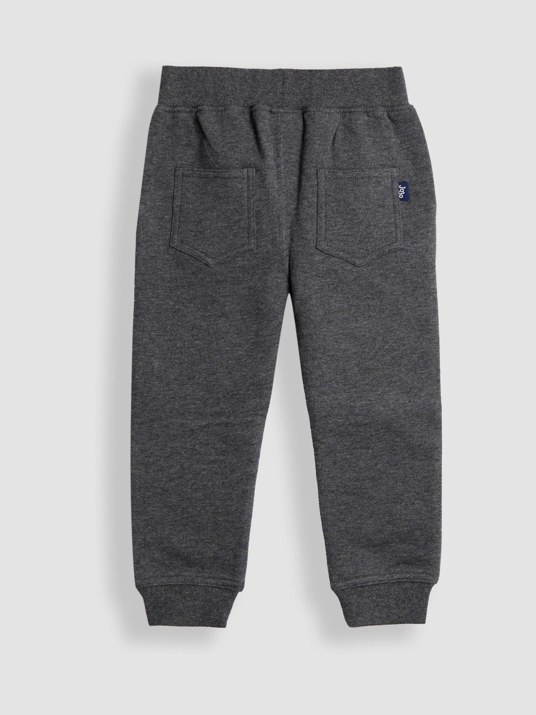 Charcoal Grey Space - JoJo Maman Bébé Appliqué Joggers