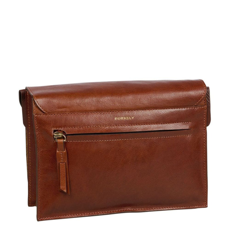 Burkely Fine Florence Satchel Bag Chestnut