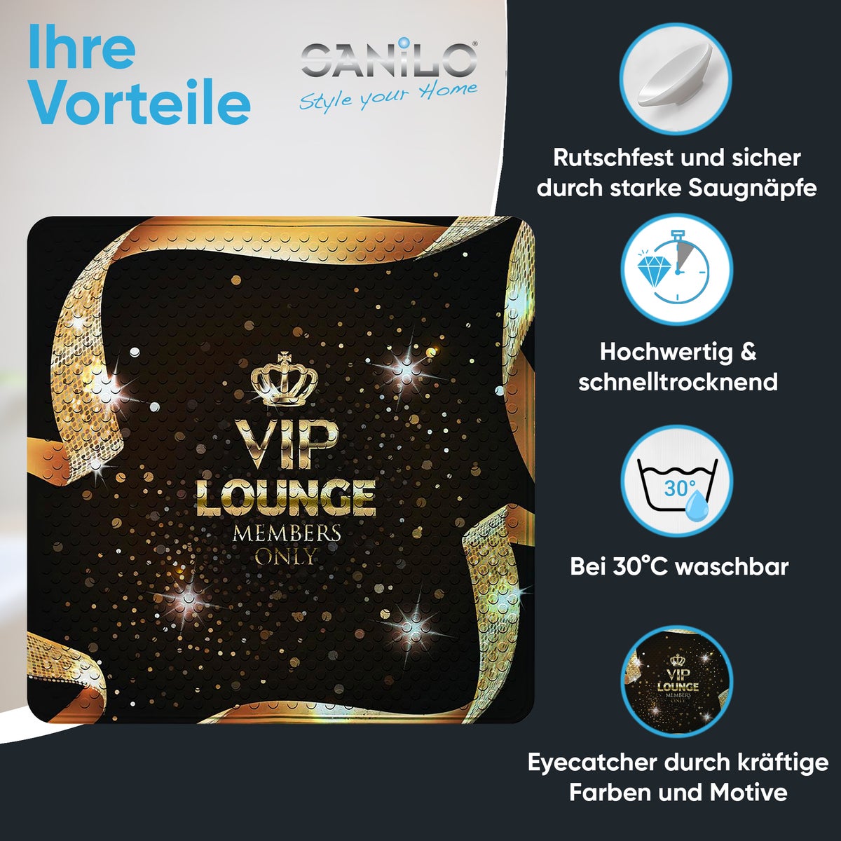Sanilo badmat VIP Lounge 53 cm x 53 cm